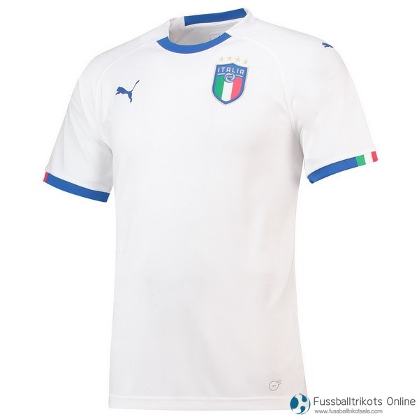 Italien Trikot Auswarts 2018 Weiß Fussballtrikots Günstig